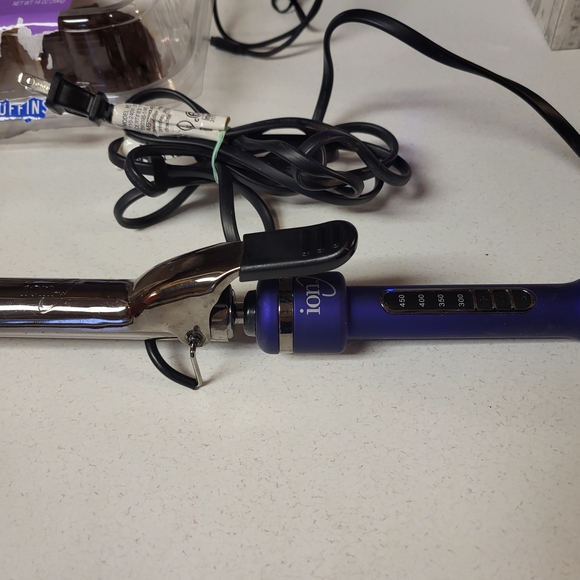ion Titanium Pro Curling Iron, 1 Inch, Heats up to 450°F - Purple - Picture 1 of 7